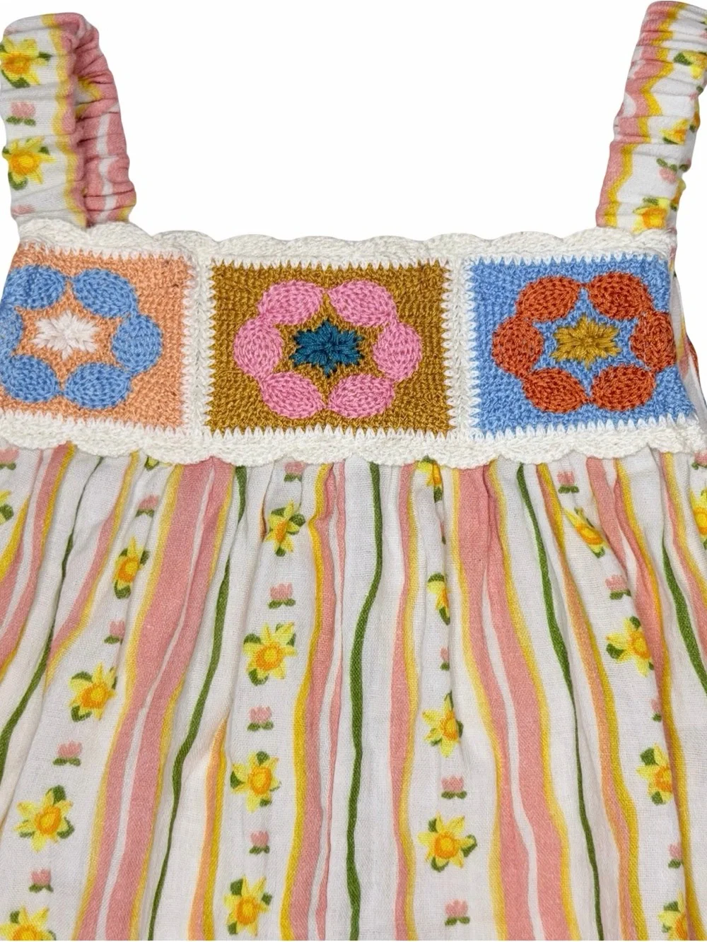 Next Flower Crochet Jumpsuit